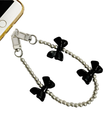 Bows And Beads Phone Wrist Lanyard