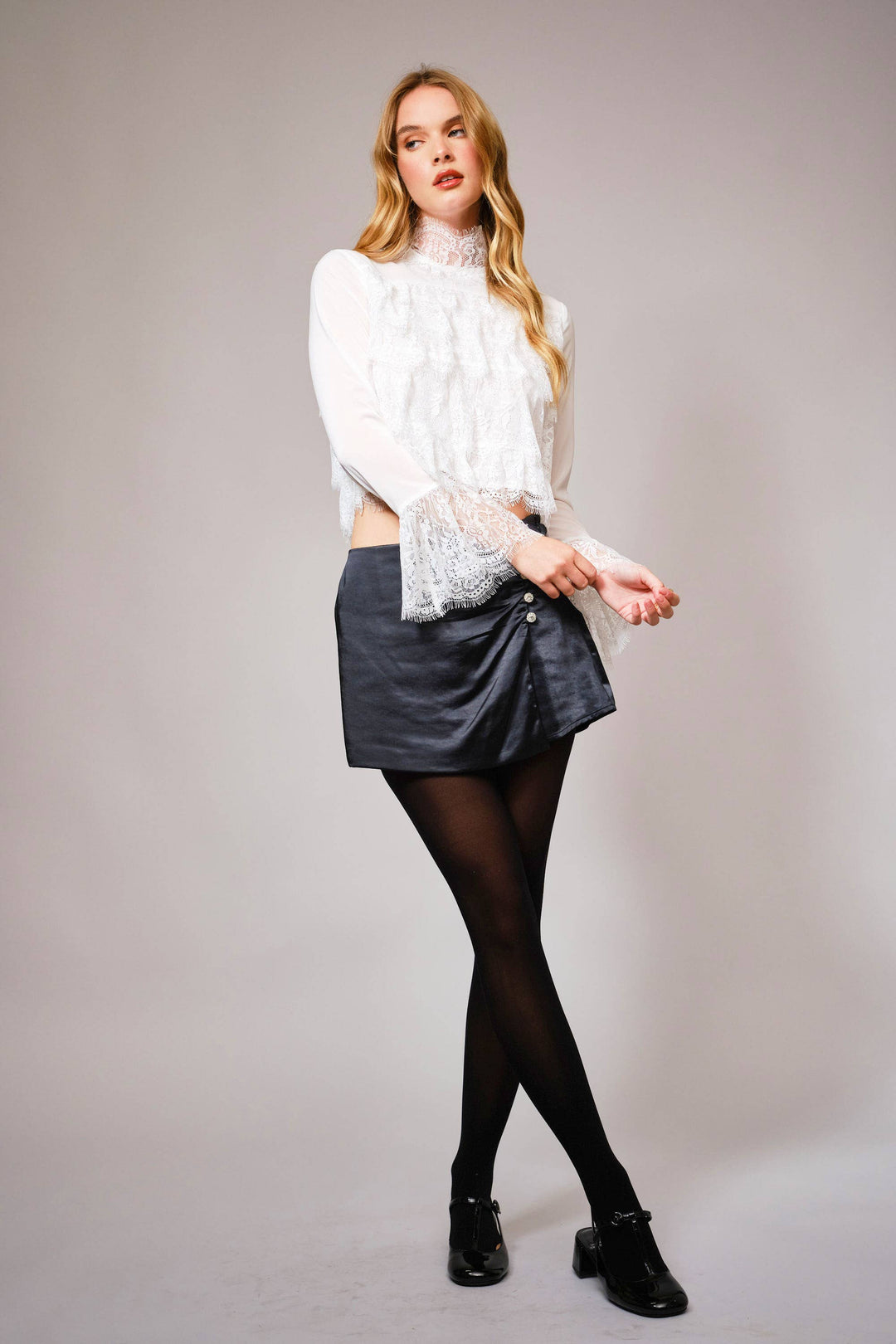 Romance Lace Long Sleeve Top