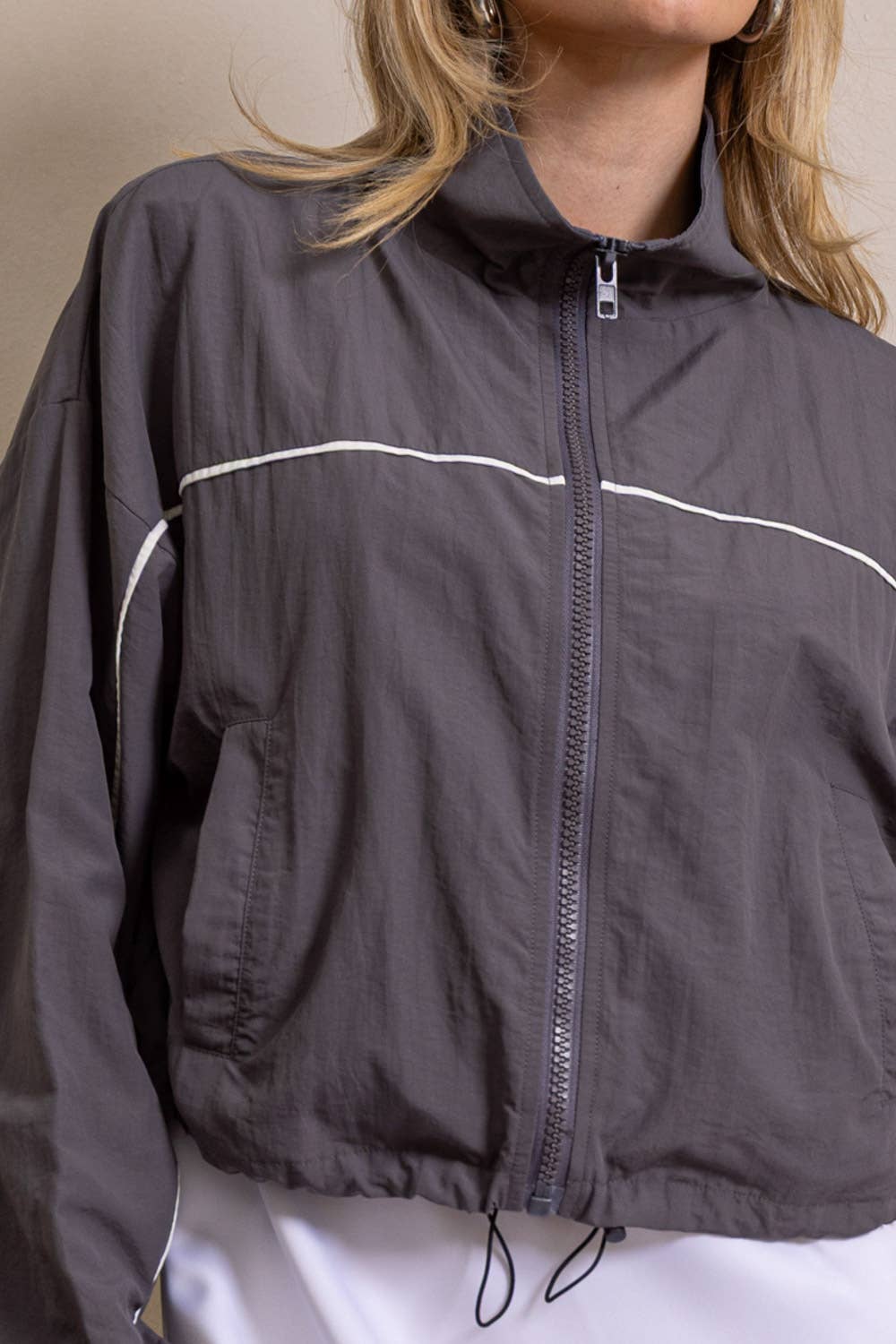Zip Up Windbreaker