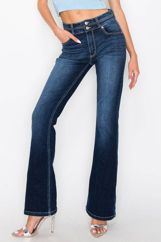 High Rise Bootcut Jeans