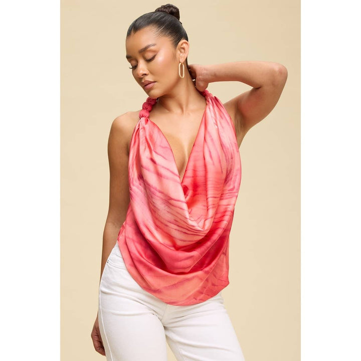 Belize Halter Accent Top