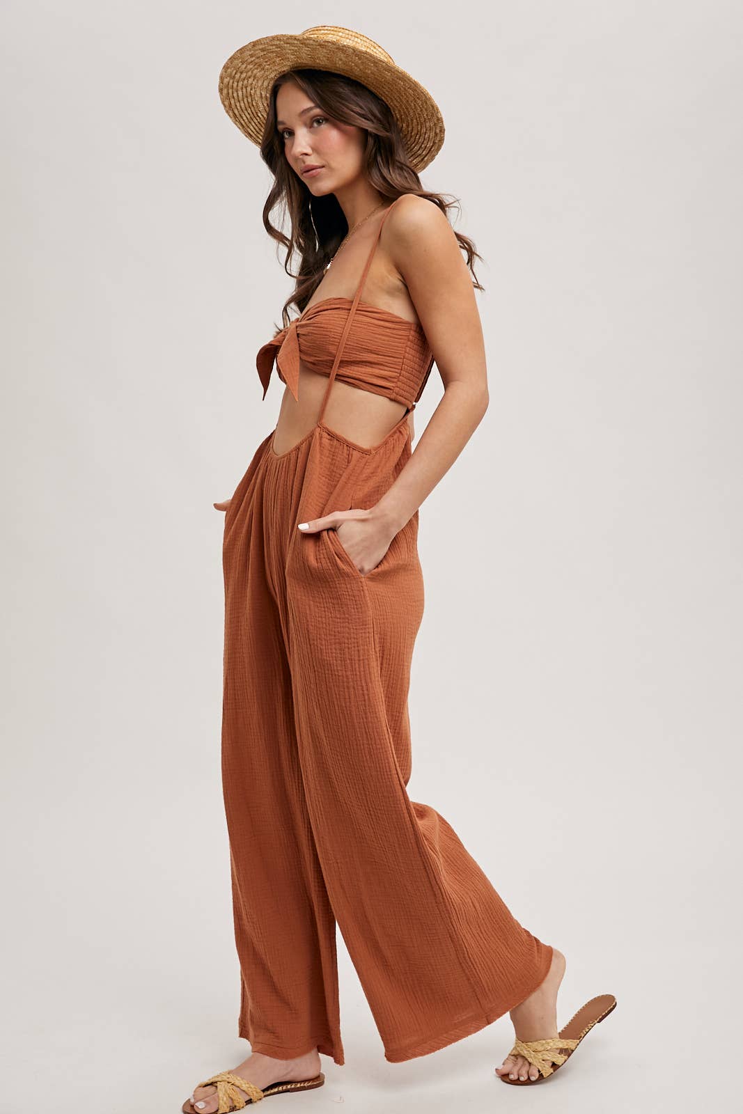 Bandeau Top with Suspenders Set