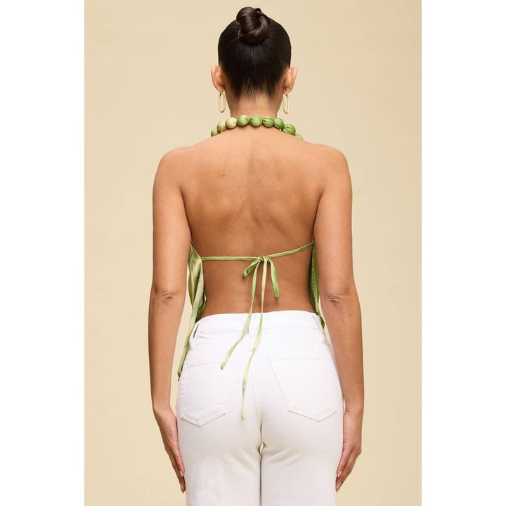 Belize Halter Accent Top