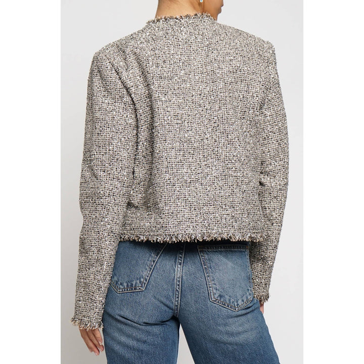 LUREX BOUCLE SHORT JACKET