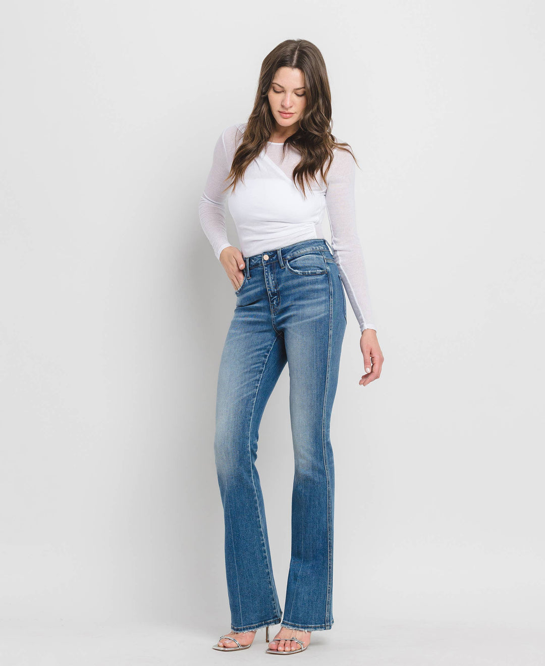 HIGH RISE BOOTCUT JEANS