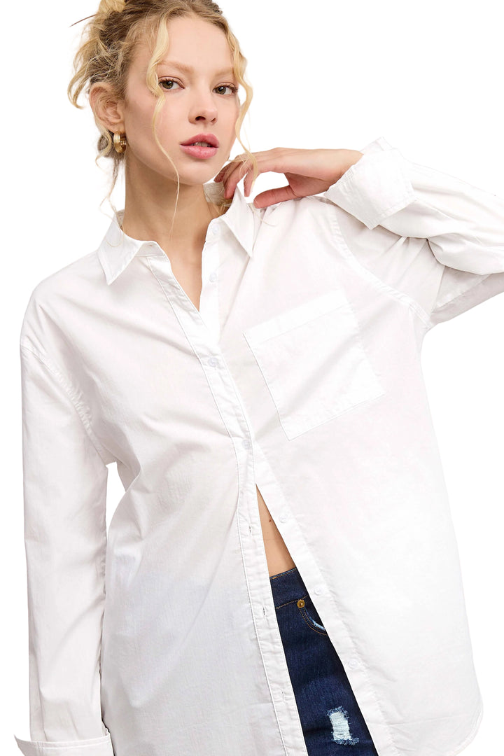 Classic Button Down Poplin Shirt