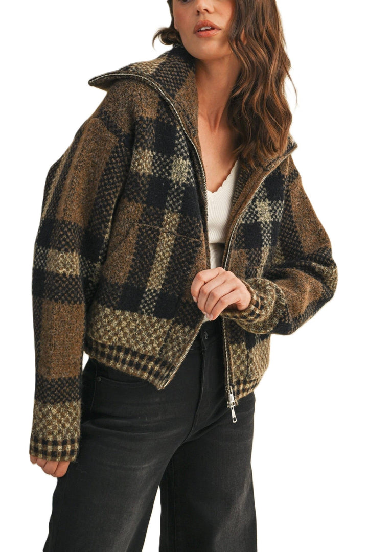 London Plaid Sweater