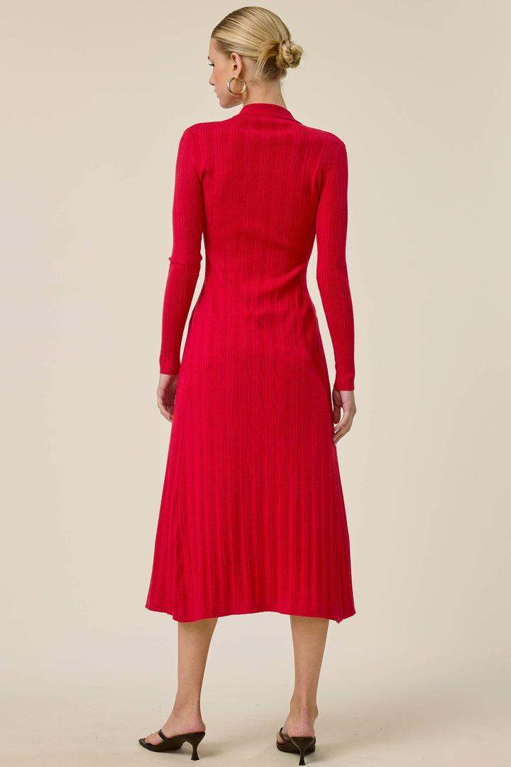 Collared  Knit Duster