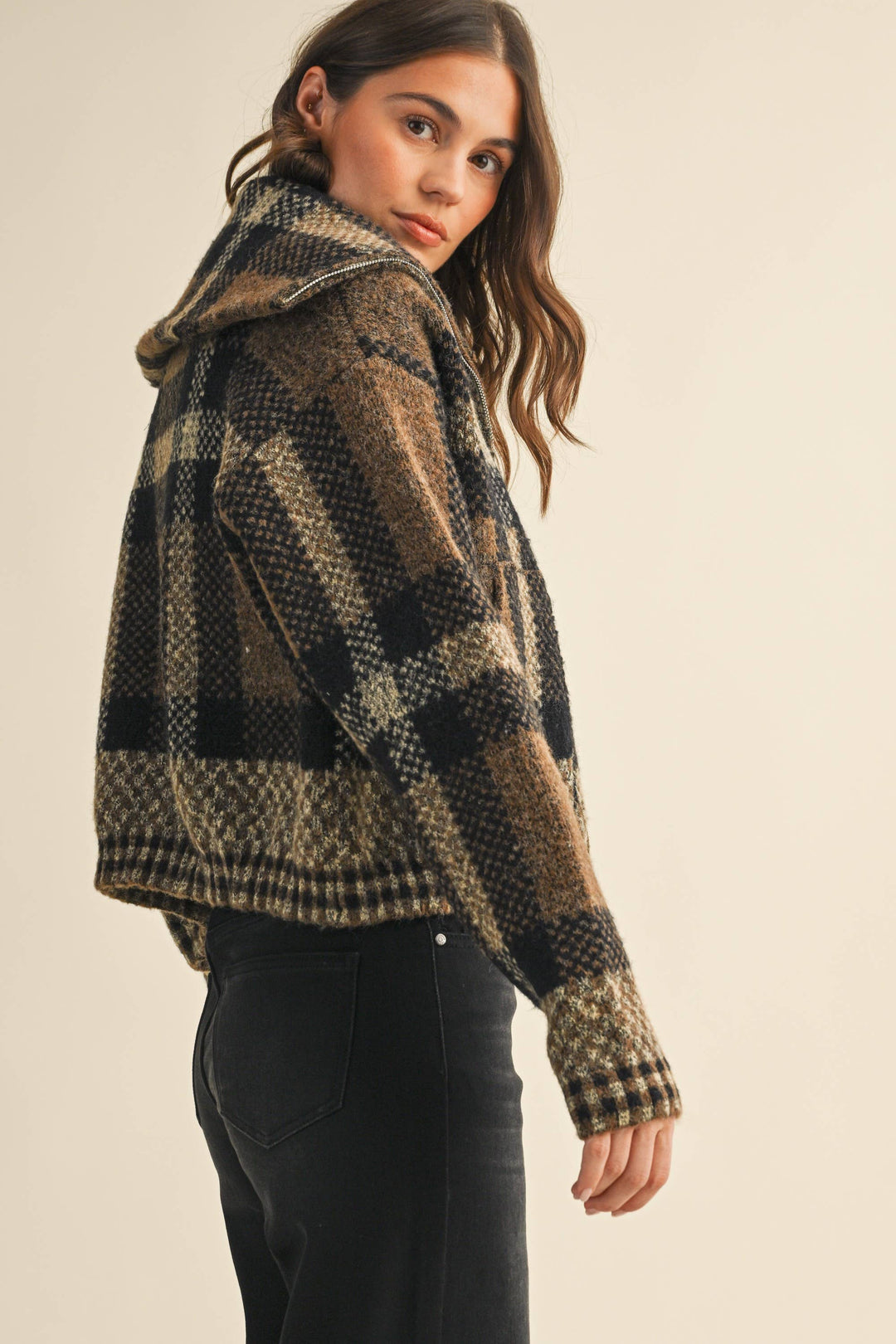 London Plaid Sweater
