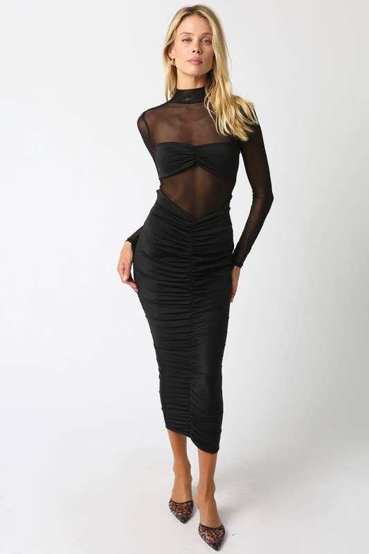 Twisted Midi Dress