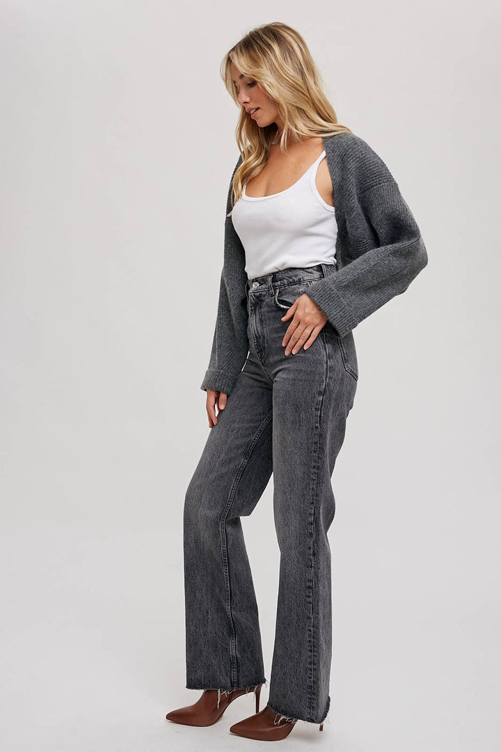 SWEATER KNIT BOLERO SHRUG