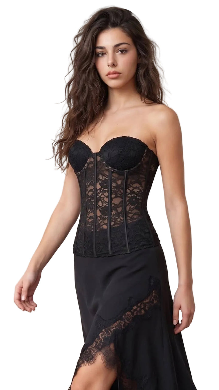 CORSET LACE TOP