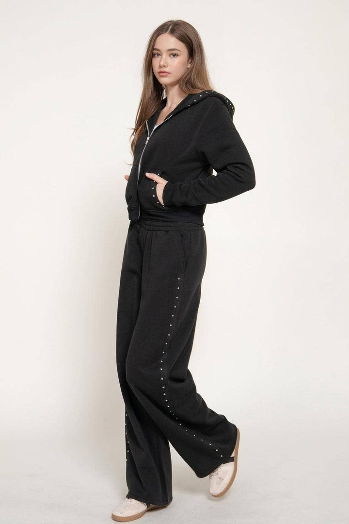 Studded Loungewear Set