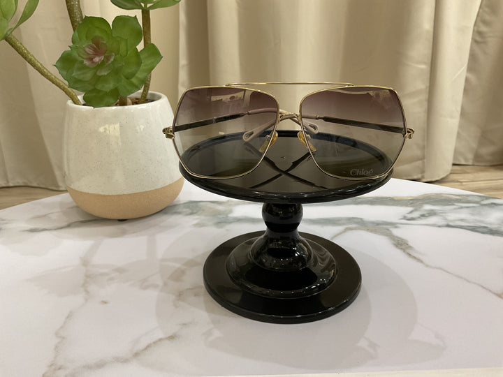 Chloe Gradient Aviators Gold/Green
