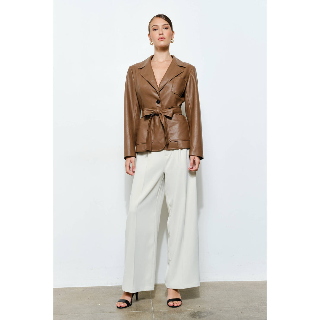 Belted Blazer