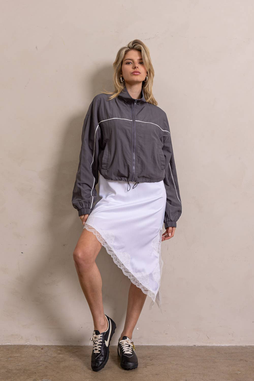 Zip Up Windbreaker
