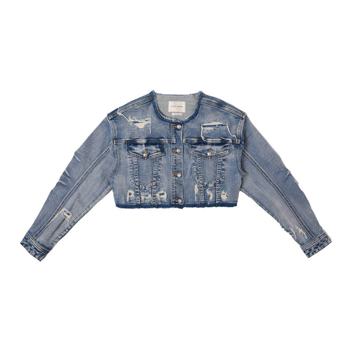 Distressed Denim Jacket