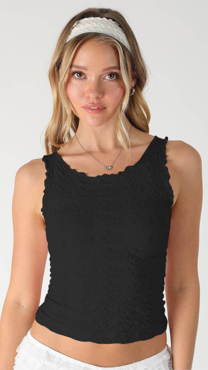 Floral Edge Top