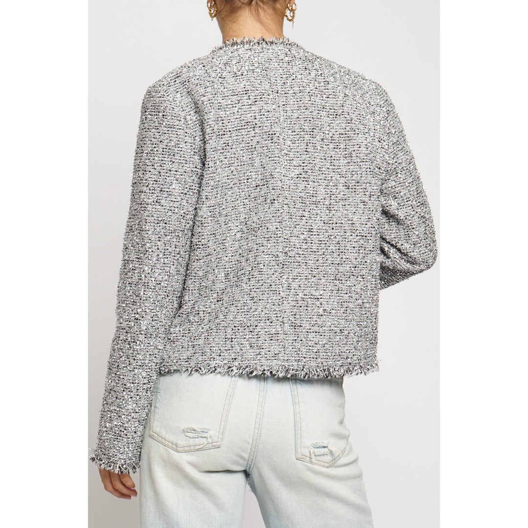 LUREX BOUCLE SHORT JACKET