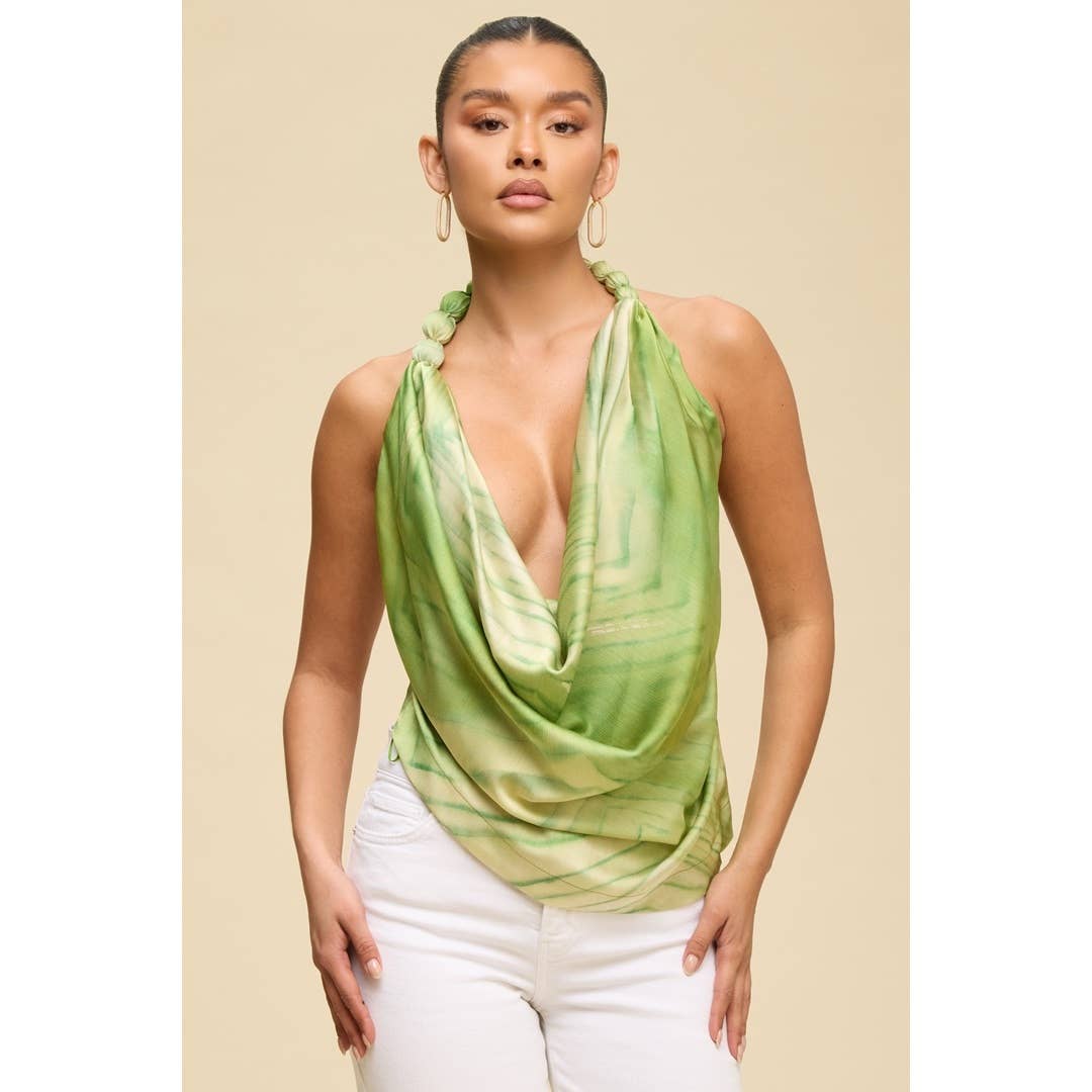 Belize Halter Accent Top