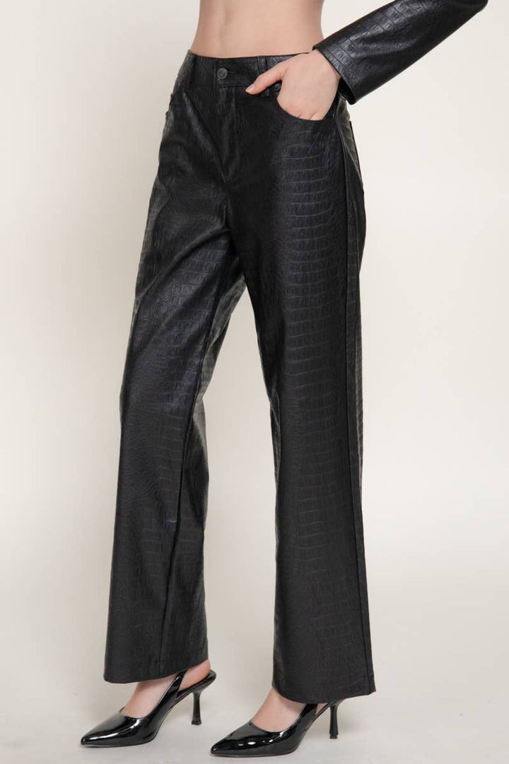 Croc trousers