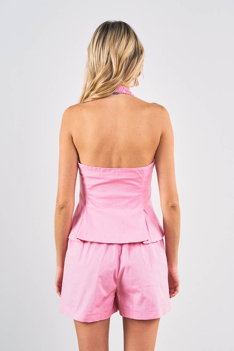Halter and Shorts Set