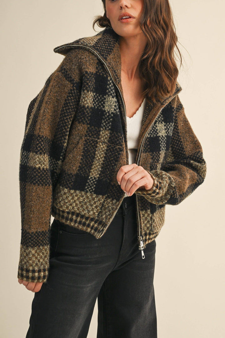 London Plaid Sweater