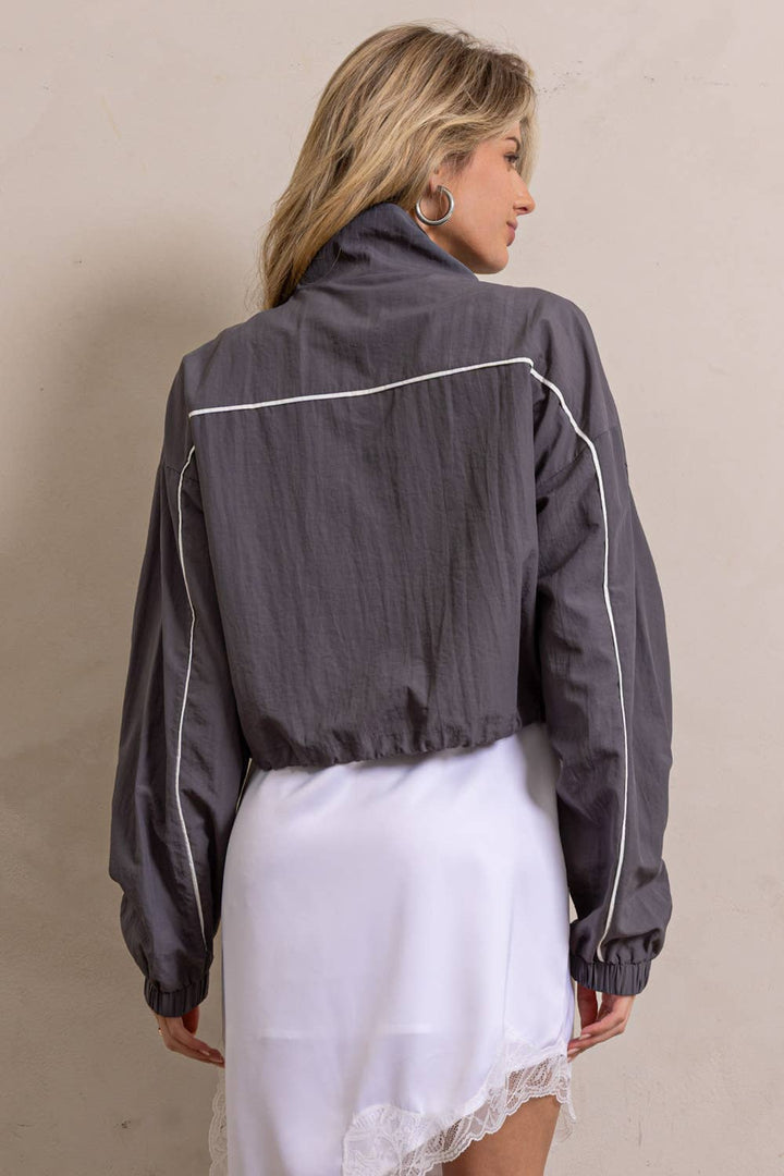 Zip Up Windbreaker