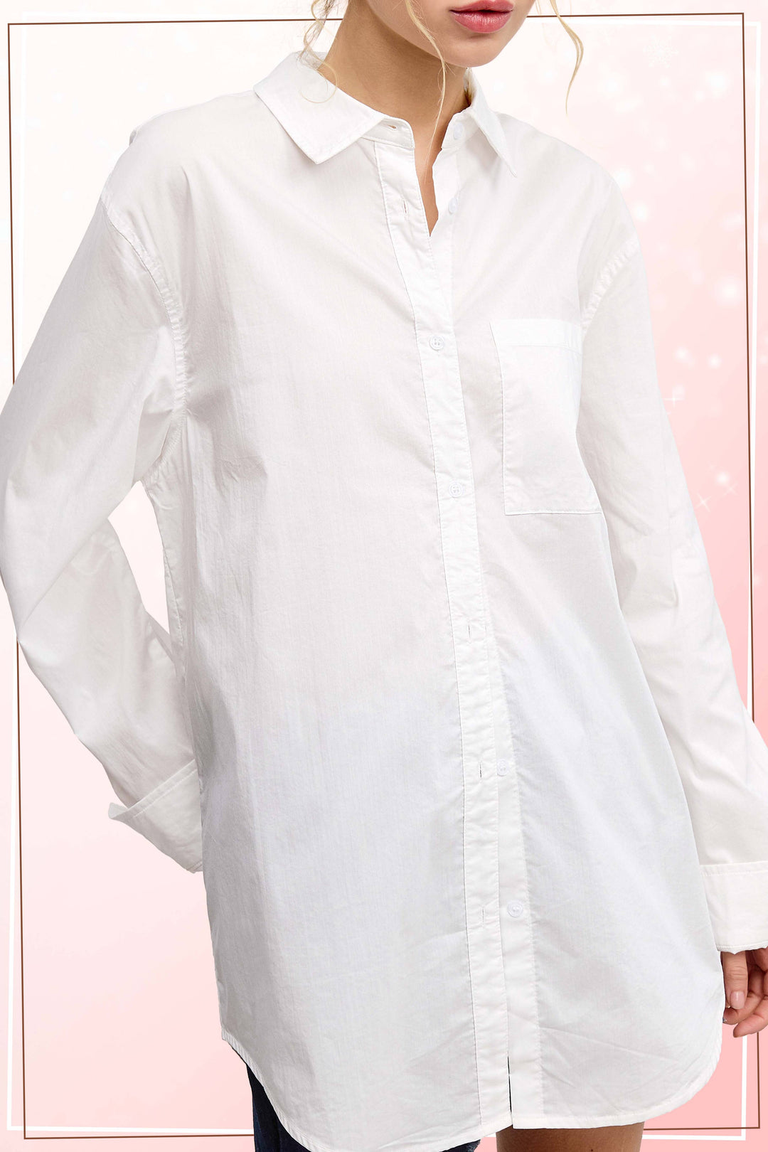 Classic Button Down Poplin Shirt
