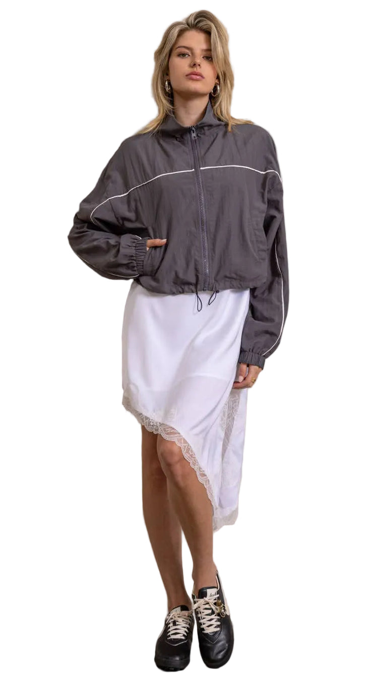 Zip Up Windbreaker