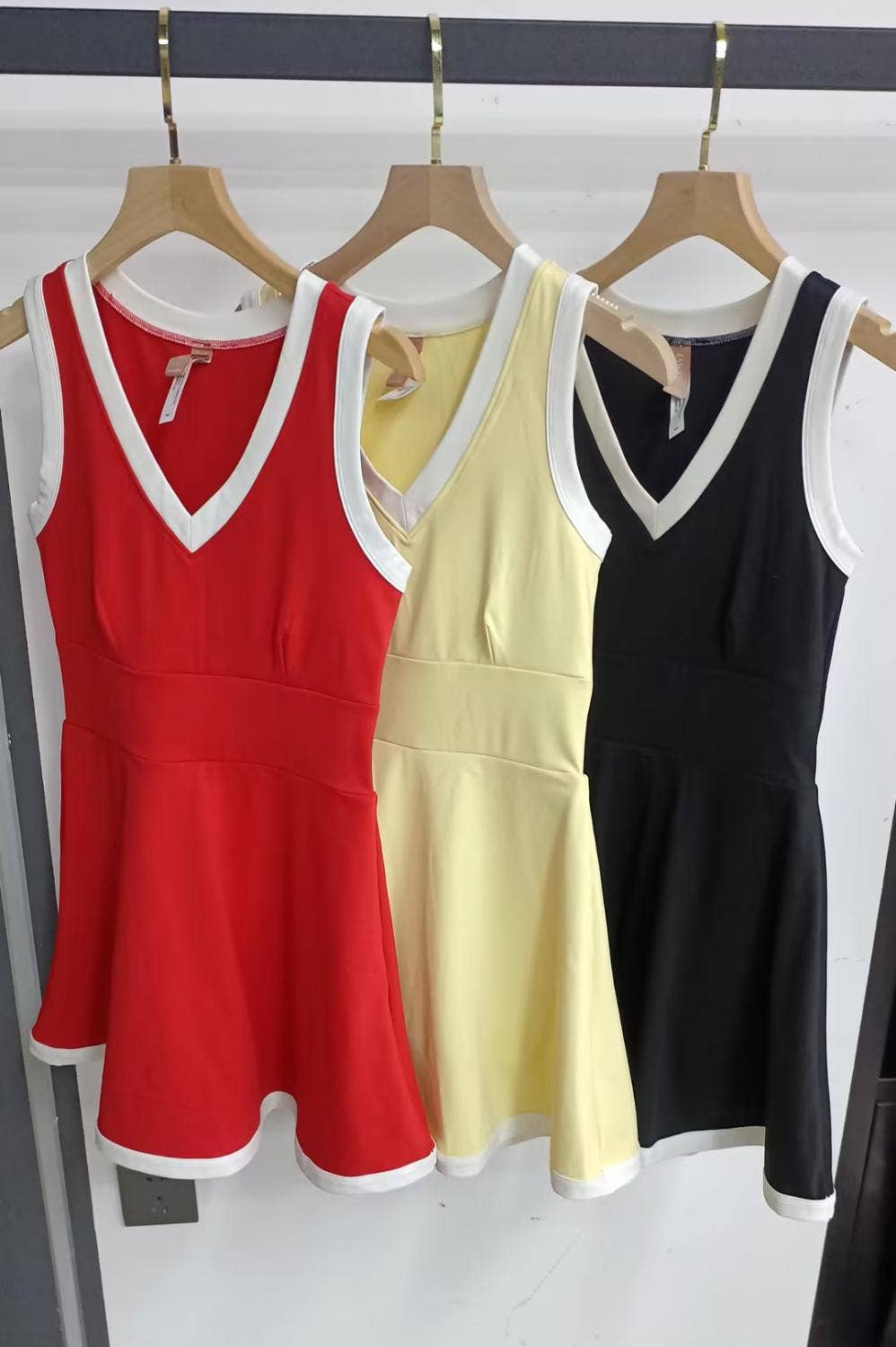 Butter Yellow Active Dress with