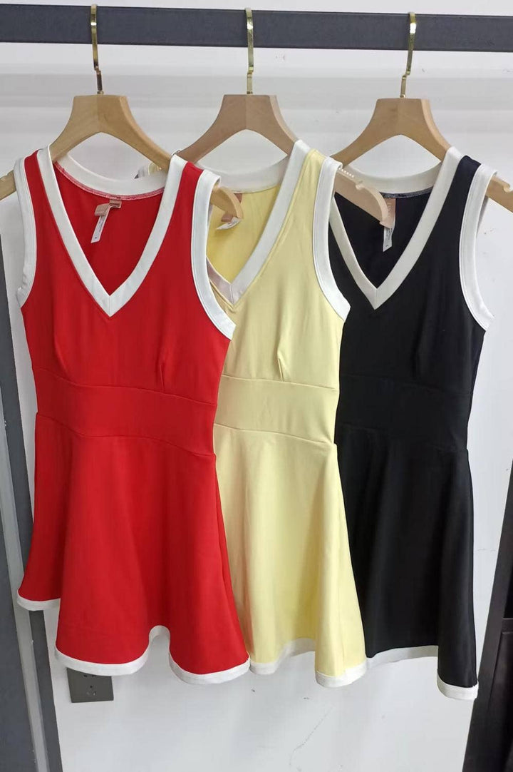 Butter Yellow Active Dress with