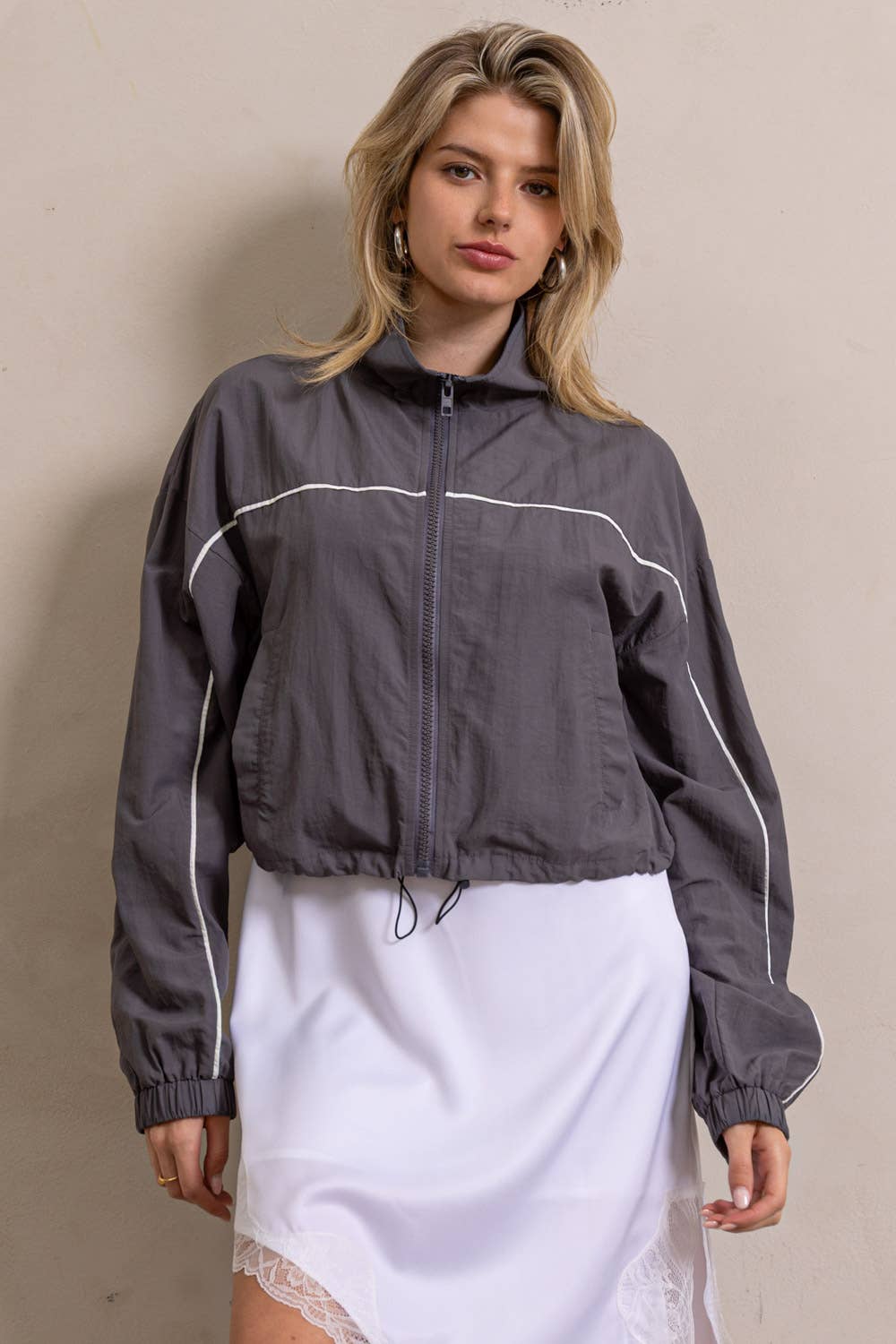 Zip Up Windbreaker