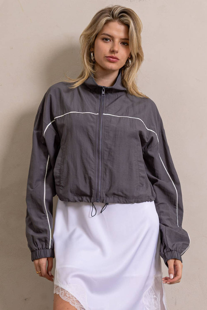 Zip Up Windbreaker