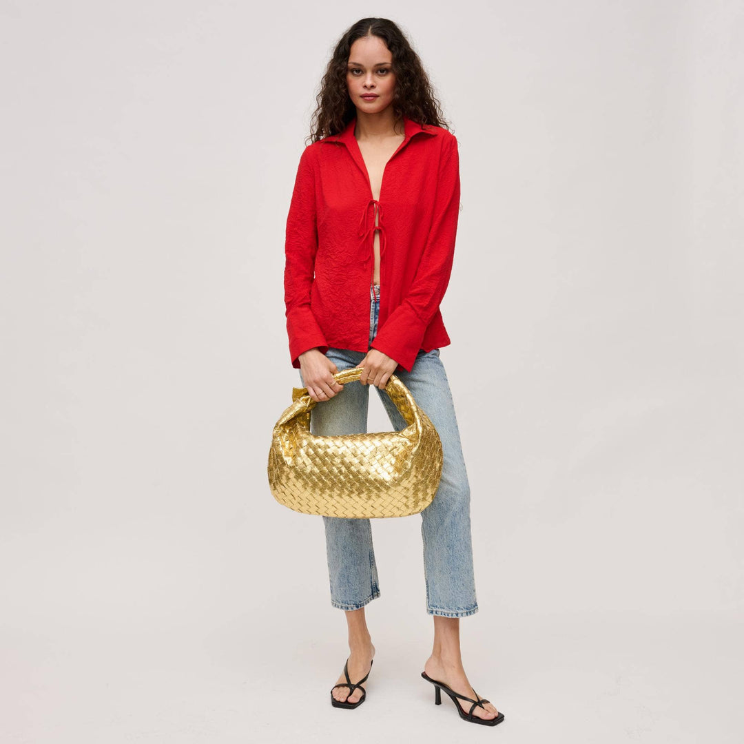 Dollie Woven Shoulder Bag