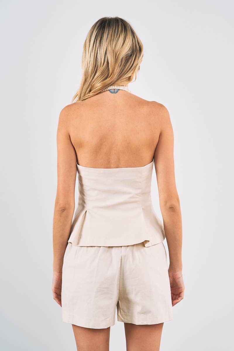 Halter and Shorts Set