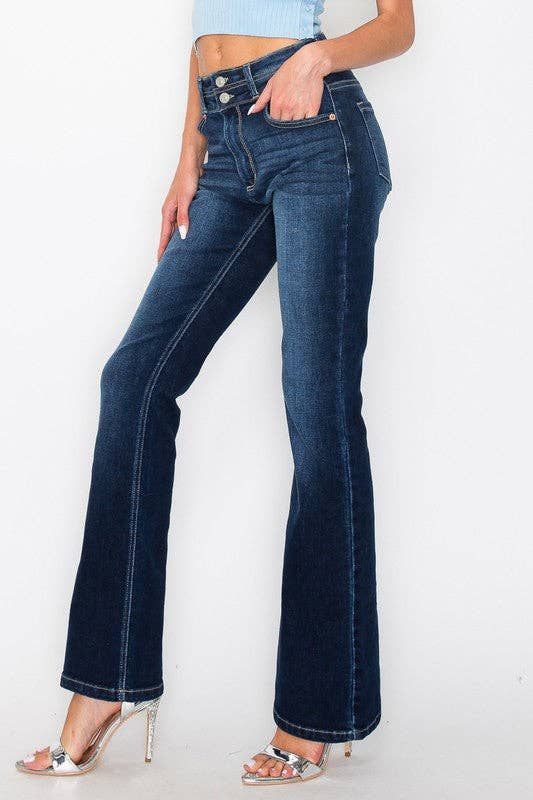High Rise Bootcut Jeans