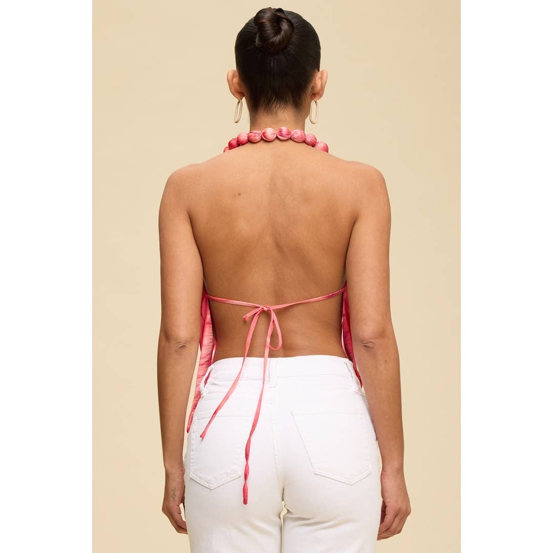 Belize Halter Accent Top