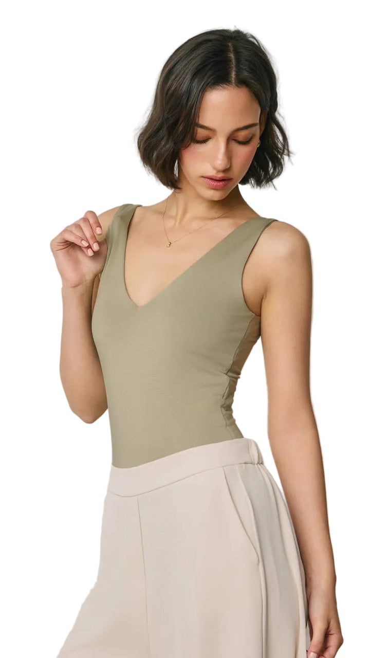 Double Plunge Bodysuit