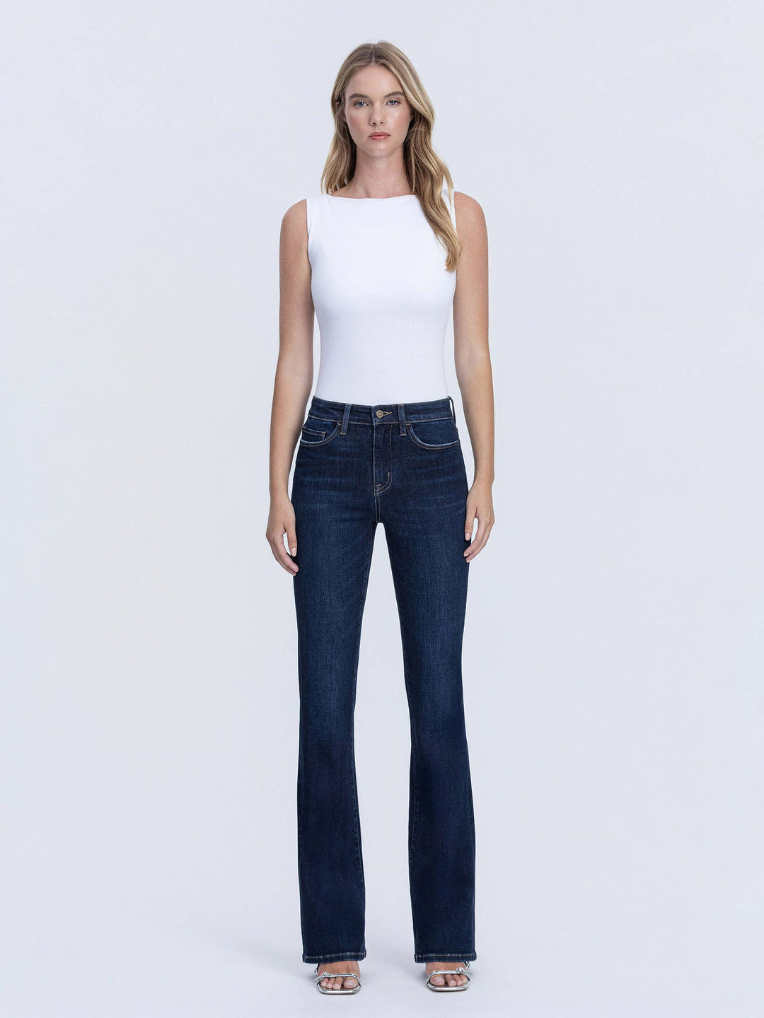 Heidi HIGH RISE DARK WASH BOOTCUT JEANS