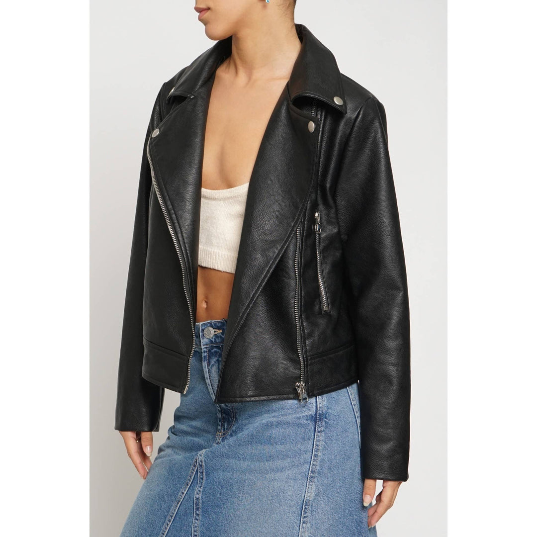 PU MOTO JACKET
