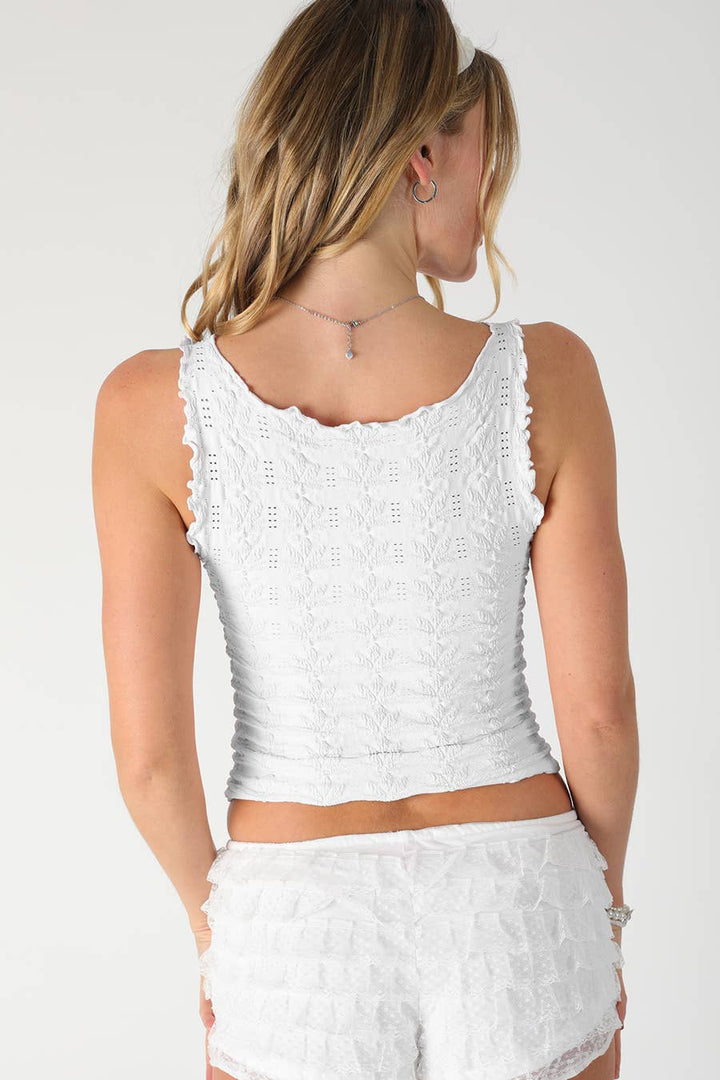 Floral Edge Top