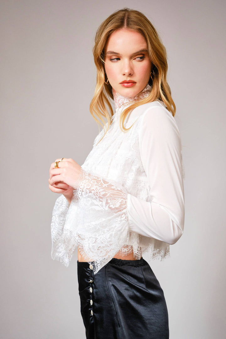 Romance Lace Long Sleeve Top