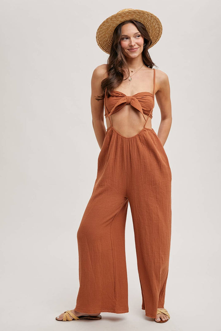 Bandeau Top with Suspenders Set