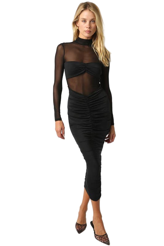 Twisted Midi Dress