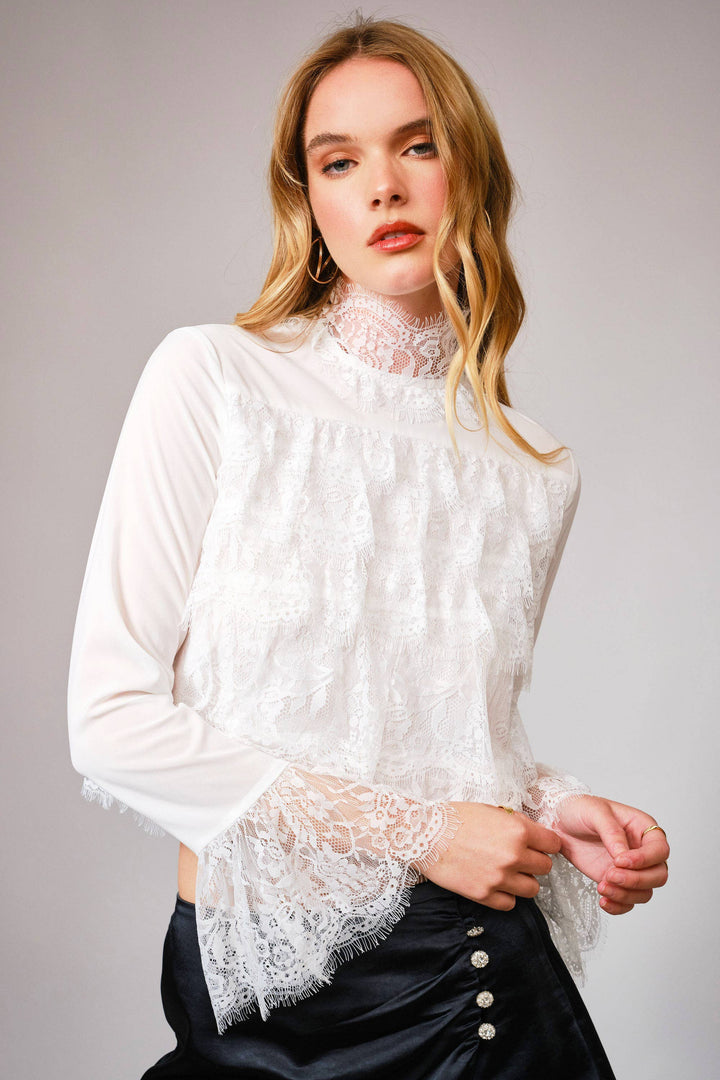 Romance Lace Long Sleeve Top