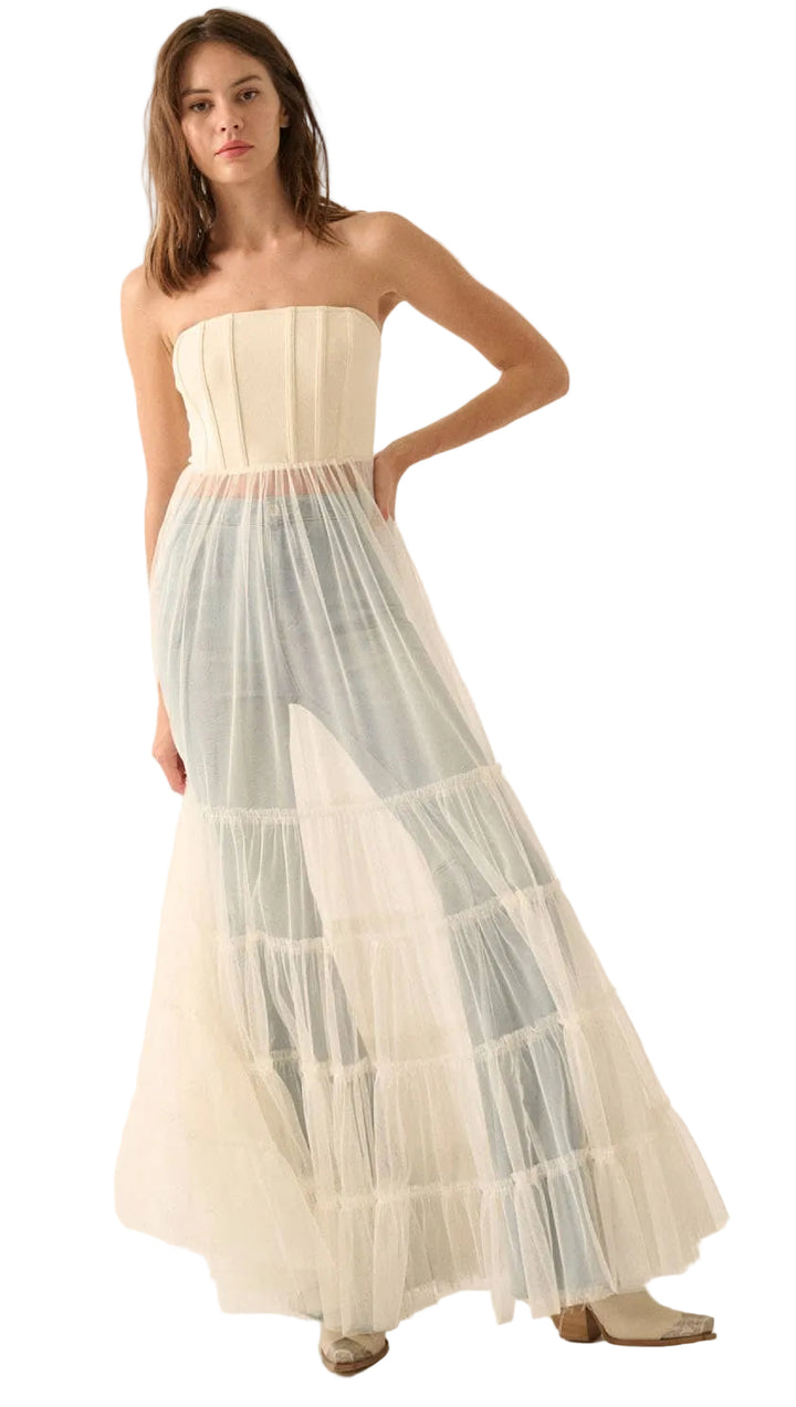 Corset Tulle Maxi