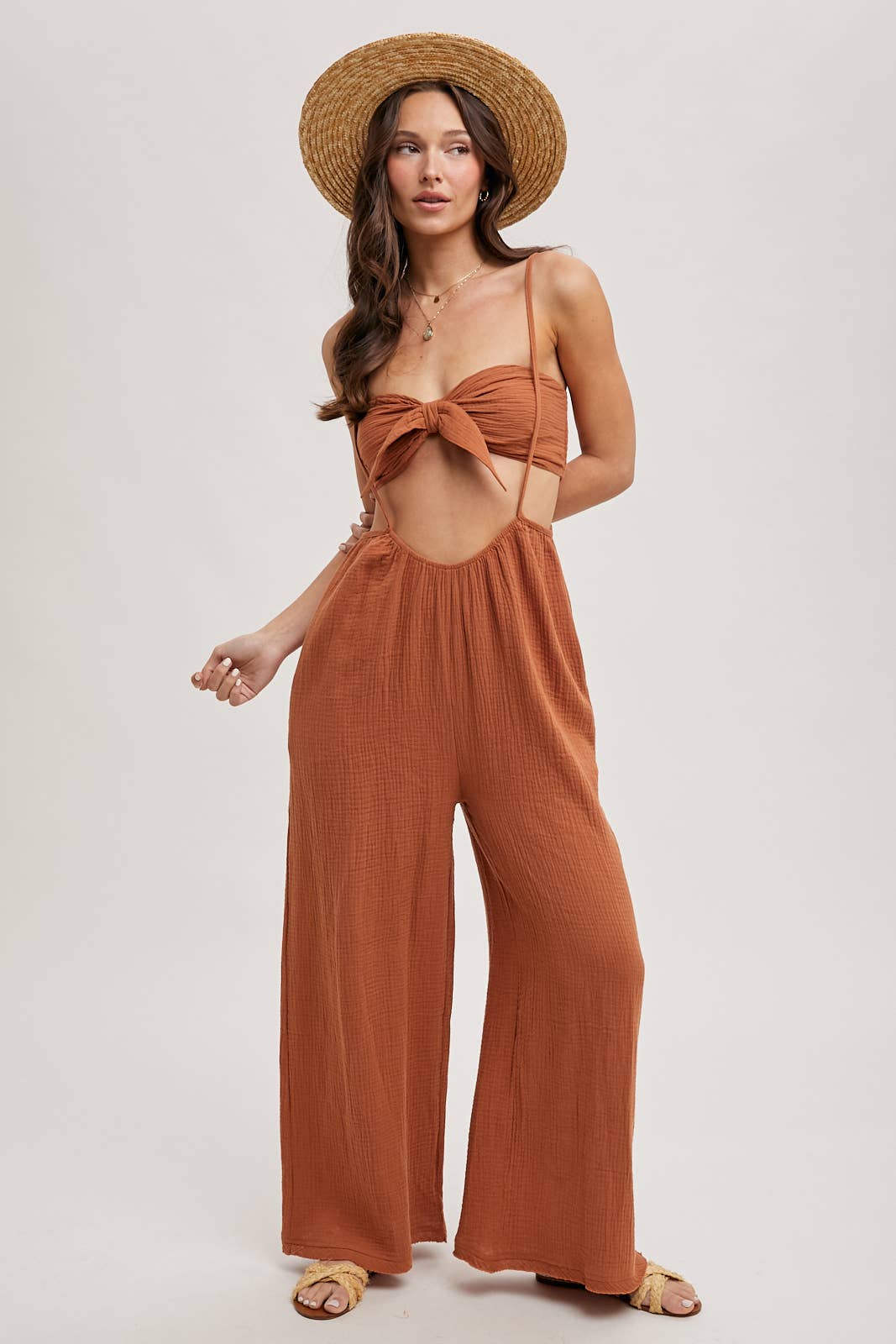 Bandeau Top with Suspenders Set
