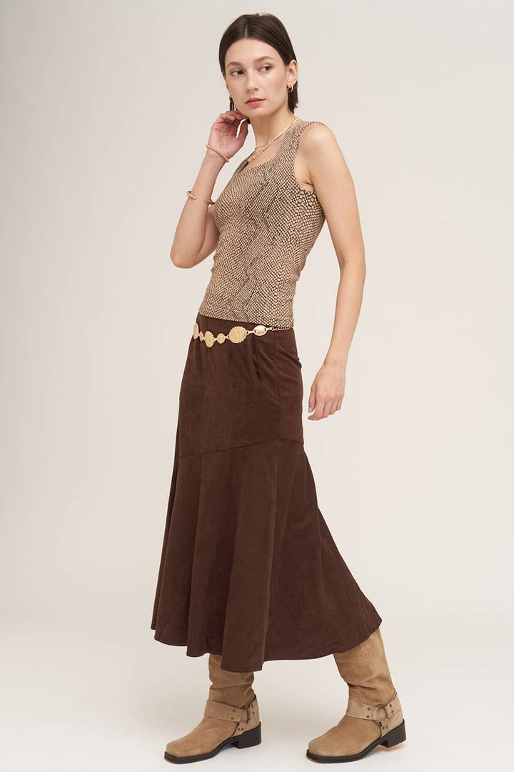 Snakeprint Square Neck Tank