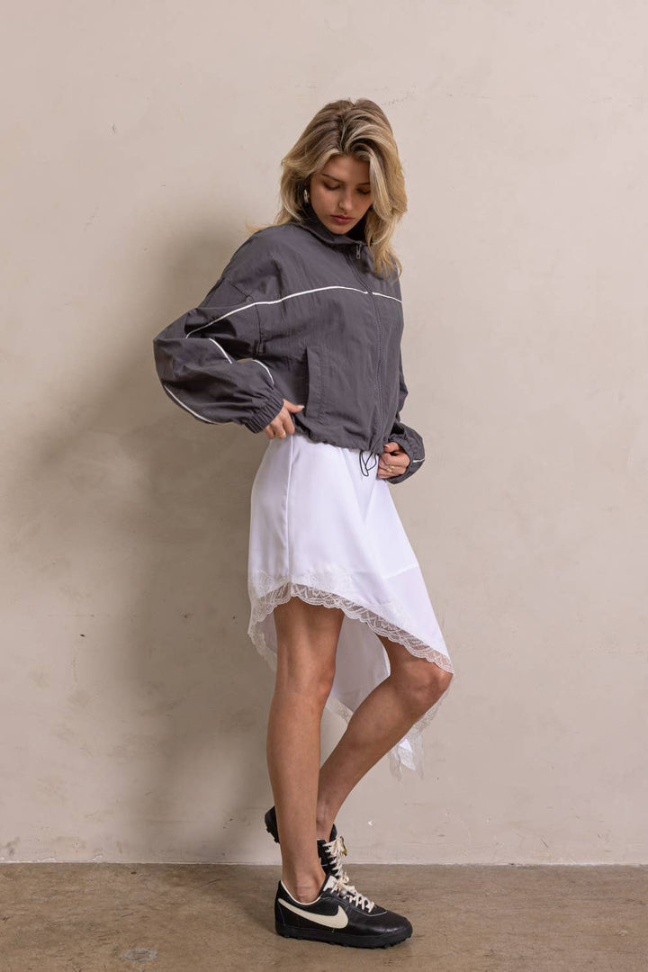 Zip Up Windbreaker
